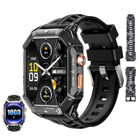 ⁨Smartwatch Oukitel BT80 Black⁩ at Wasserman.eu