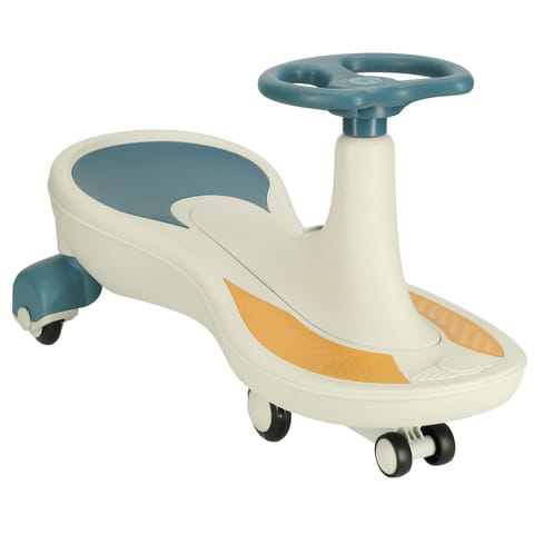 ⁨Jeździk grawitacyjny LED Swing Fix S4 świecące koła z muzyką grający 76cm niebiesko-biały max 100kg⁩ w sklepie Wasserman.eu