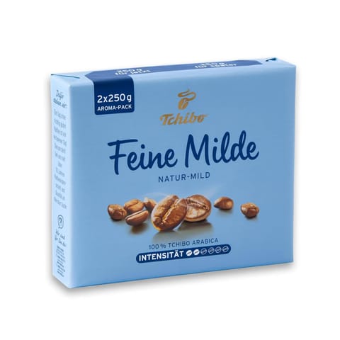 ⁨Tchibo Feine Milde Kawa Mielona 2 x 250 g⁩ w sklepie Wasserman.eu