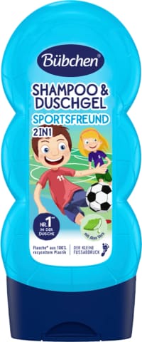 ⁨Bübchen Kids 2 w 1 Sportsfreund Szampon i Żel pod Prysznic  230 ml⁩ w sklepie Wasserman.eu