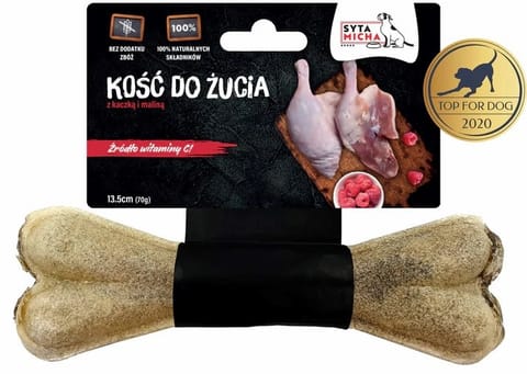 ⁨SYTA MICHA Duck with raspberries - a treat for dogs - 13.5 cm⁩ at Wasserman.eu