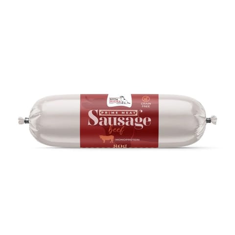 ⁨Syta Micha Prime Meat Sausage Wołowina  - przysmak dla psa - 80g⁩ w sklepie Wasserman.eu