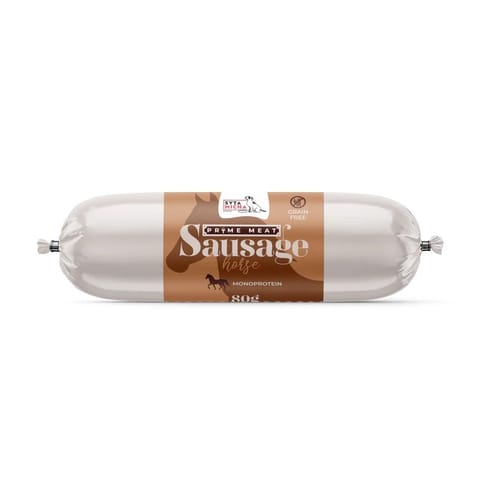 ⁨SYTA MICHA Prime Meat Sausage Horse Dog Treat - 80g⁩ at Wasserman.eu