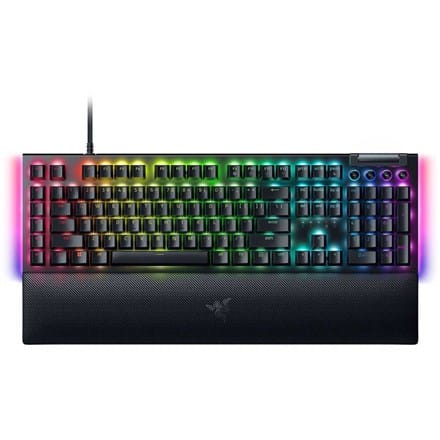 ⁨Mechaniczna klawiatura do gier Razer BlackWidow V4, zielony przełącznik, układ nordycki, przewodowy, czarny Razer⁩ w sklepie Wasserman.eu