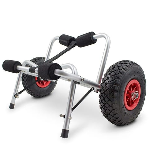 ⁨Transportowy wózek aluminiowy do kajaka/łodki lekki mobilny do 70kg⁩ w sklepie Wasserman.eu