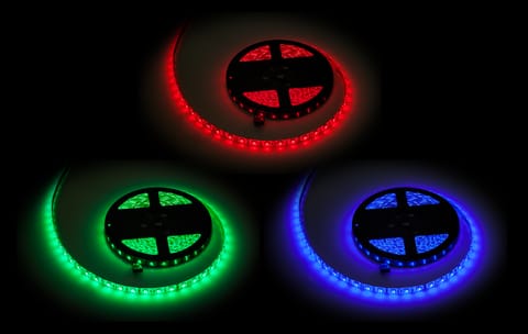 ⁨Sznur diodowy 5m Rebel  (300x5050 SMD) RGB, wodoodporny , 12V⁩ w sklepie Wasserman.eu