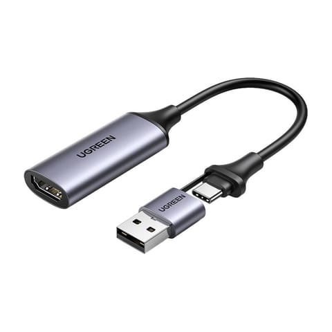 ⁨Karta przechwytywania obrazu / Grabber HDMI Ugreen CM489, 4K 60Hz, USB + USB-C⁩ w sklepie Wasserman.eu