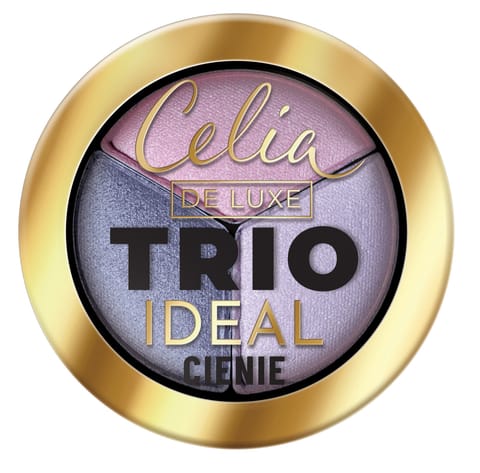 ⁨CELIA De Luxe Cienie do powiek Trio Ideal nr 301⁩ w sklepie Wasserman.eu