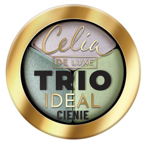 ⁨CELIA De Luxe Cienie do powiek Trio Ideal nr 302⁩ w sklepie Wasserman.eu