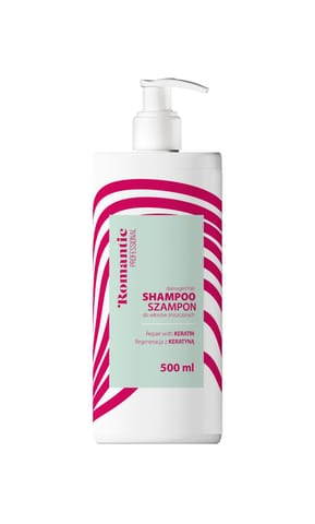 ⁨ROMANTIC Professional Szampon do włosów - Keratin 500 ml⁩ w sklepie Wasserman.eu