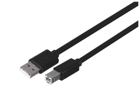 ⁨UNITEK Y-C420GBK USB cable USB 2.0 3 m USB A USB B Black⁩ at Wasserman.eu