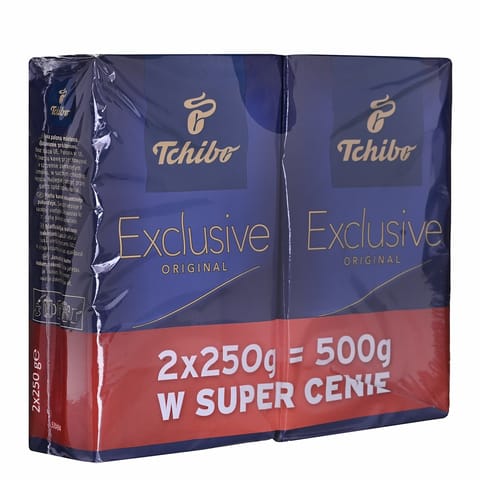 ⁨Kawa mielona TCHIBO Exclusive 2x250g⁩ w sklepie Wasserman.eu