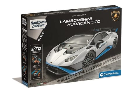 ⁨Clementoni Naukowa zabawa. Laboratorium mechaniki. Lamborghini Huracan STO 50917⁩ w sklepie Wasserman.eu