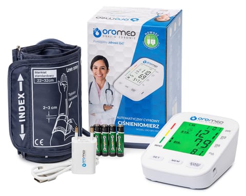 ⁨OROMED ORO-BP3 USB REFRIGERATOR electronic blood pressure monitor + POWER SUPPLY⁩ at Wasserman.eu