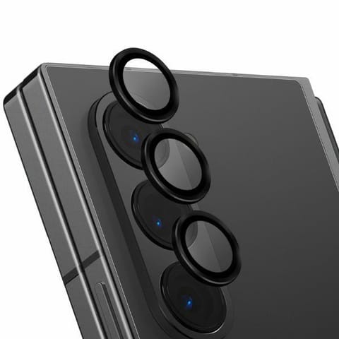UNIQ Optix Aluminium Camera Lens Protector Sam Z Fold6 F956 shimmer black szkło na obiektyw aparatu z aplikatorem w sklepie Wasserman.eu