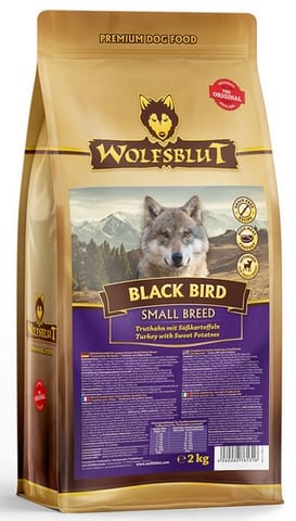 ⁨Wolfsblut Dog Black Bird Adult Small - turkey and sweet potatoes 2kg⁩ at Wasserman.eu