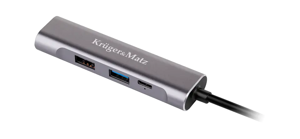 Adapter (HUB) USB typu C na HDMI/USB3.0/USB2.0/C port w sklepie Wasserman.eu
