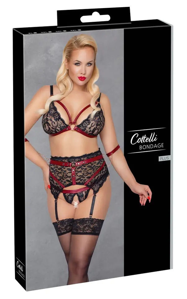 Komplet bielizny XXL Cottelli Bondage w sklepie Wasserman.eu