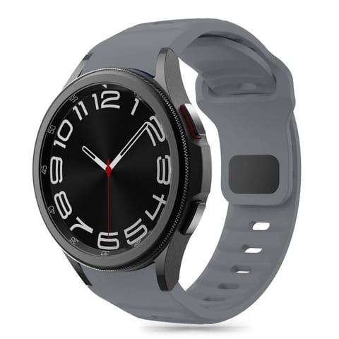 ⁨Pasek do GALAXY WATCH 4 / 5 / 5 PRO / 6 / 7 / FE Tech-Protect Silicone Crayon Grey⁩ w sklepie Wasserman.eu