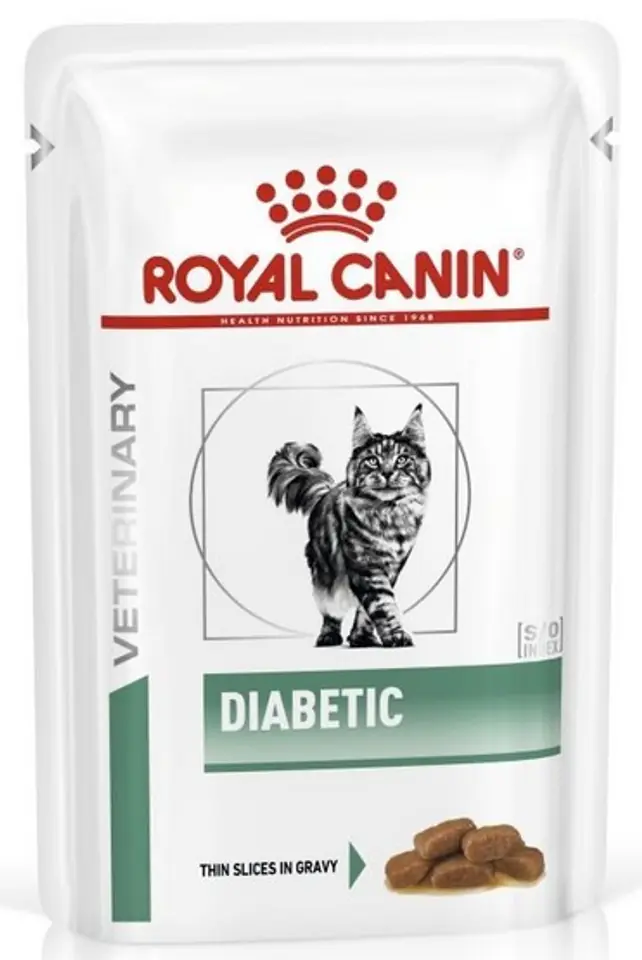 ⁨Royal Canin Veterinary Diet Feline Diabetic Cat saszetka 85g⁩ w sklepie Wasserman.eu