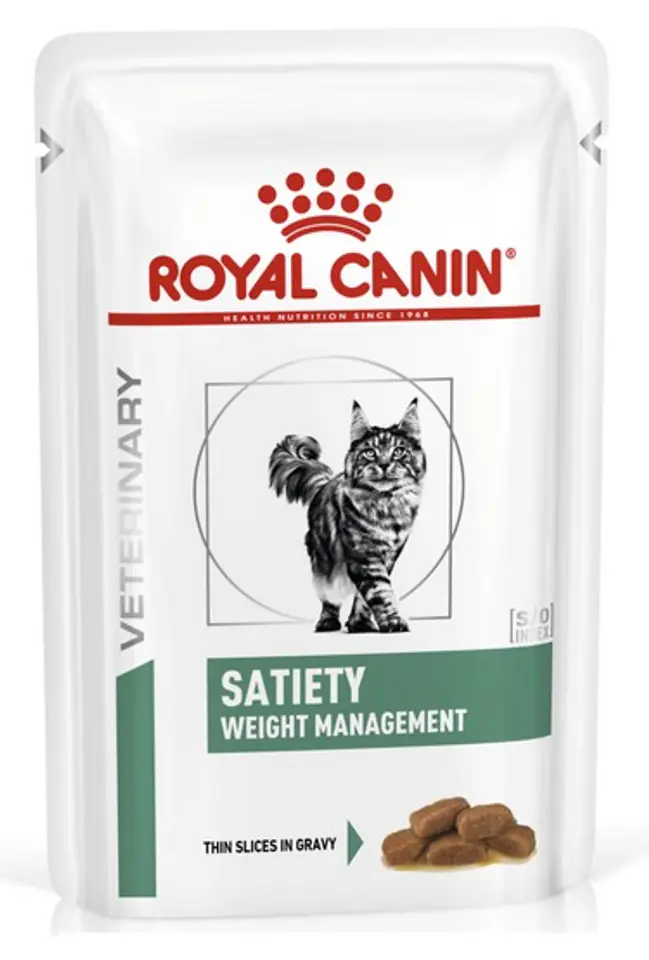 ⁨Royal Canin Veterinary Diet Feline Satiety Weight Management saszetka 85g⁩ w sklepie Wasserman.eu