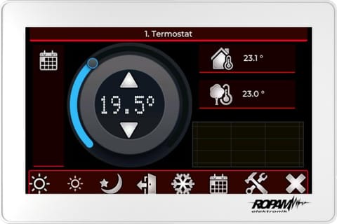 ROPAM PANEL DOTYKOWY 7" TPR-7W w sklepie Wasserman.eu