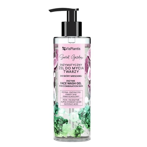 ⁨VIS PLANTIS Secret Garden Enzymatyczny żel do mycia twarzy 200 ml⁩ w sklepie Wasserman.eu