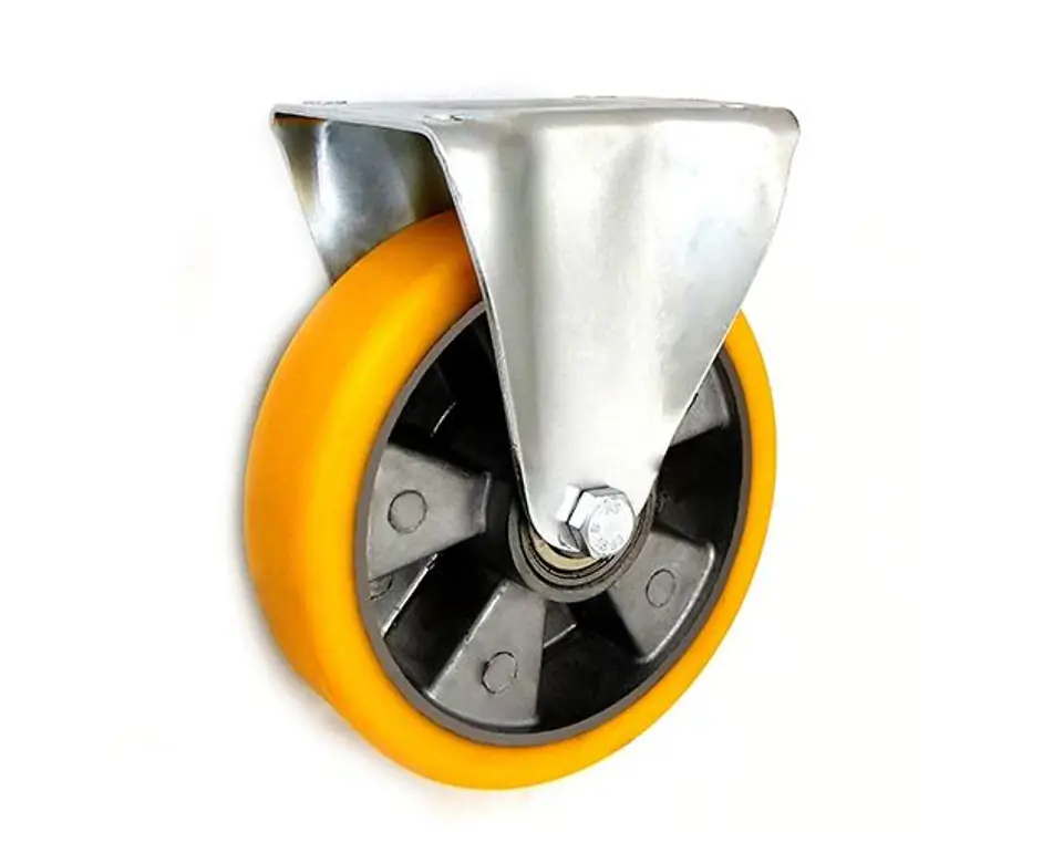 ⁨KOŁO ALUMINIUM+POLIURETAN 180MM OBUDOWA STAŁA A53P⁩ w sklepie Wasserman.eu