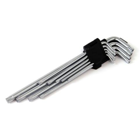 ⁨Klucze torx długie 230 mm 9 szt. tkl amio-01039⁩ w sklepie Wasserman.eu