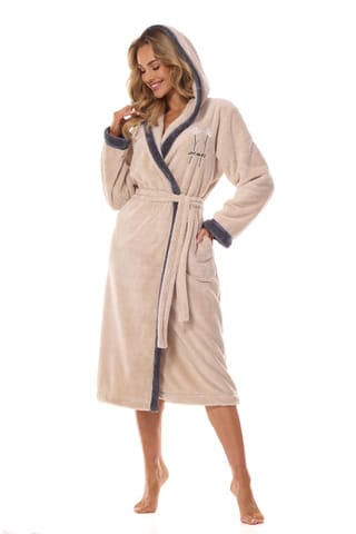 ⁨Szlafrok Tess Long 2419 Angora (Rozmiar L)⁩ w sklepie Wasserman.eu