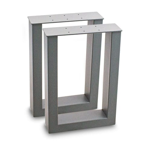 Nowoczesne stylowe nogi do stołów blatów ławek 40x43cm szare w sklepie Wasserman.eu