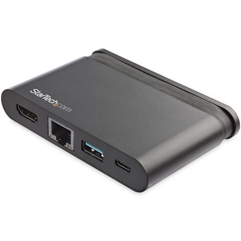 ⁨StarTech.com USB C Multiport Adapter - Portable USB-C Dock with 4K HDMI - 100W PD 3.0 Pass-Through, 1x USB-A, 1x USB-C, GbE - Thunderbolt 3 & USB Type-C Laptop Travel Dock - Mac & Windows⁩ at Wasserman.eu