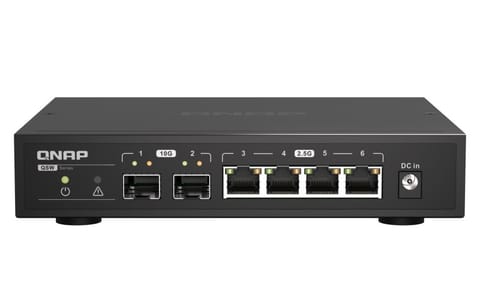 ⁨Qnap QSW-2104-2S, 4 x 2.5GbE, 2x 10GbE SFP+, unmanaged switch⁩ w sklepie Wasserman.eu