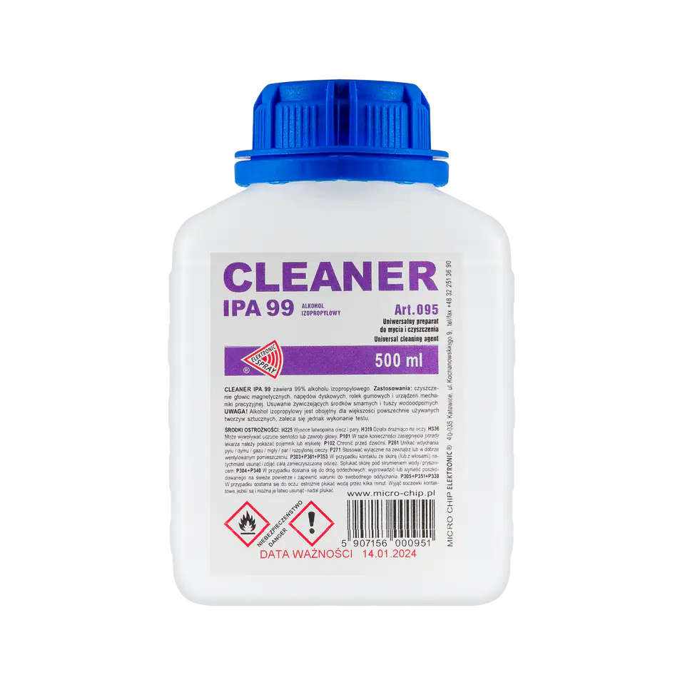 ⁨IPA Cleanser 99 500 ml MICROCHIP (1LL)⁩ at Wasserman.eu