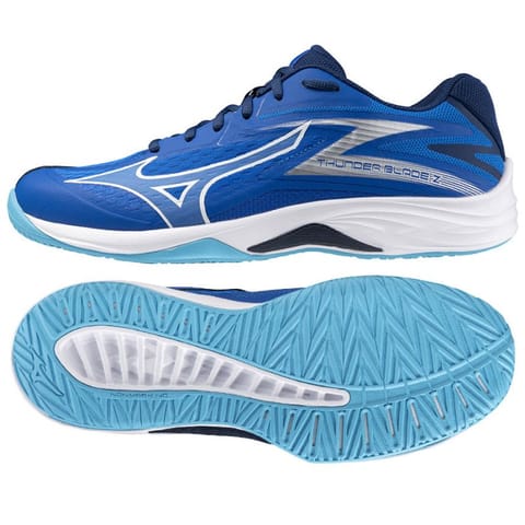 ⁨Buty Mizuno Thunder Blade Z M (kolor Niebieski, rozmiar 44 1/2)⁩ w sklepie Wasserman.eu