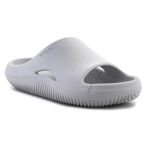 ⁨Klapki Crocs Mellow Recovery Slide Atmosphere U 208392 (kolor Szary/Srebrny, rozmiar EU 45/46)⁩ w sklepie Wasserman.eu