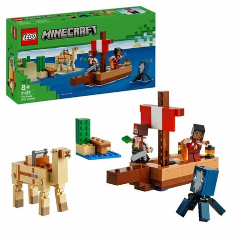 ⁨Klocki LEGO MINECRAFT Rejs Statkiem Pirackim P4 21259⁩ w sklepie Wasserman.eu