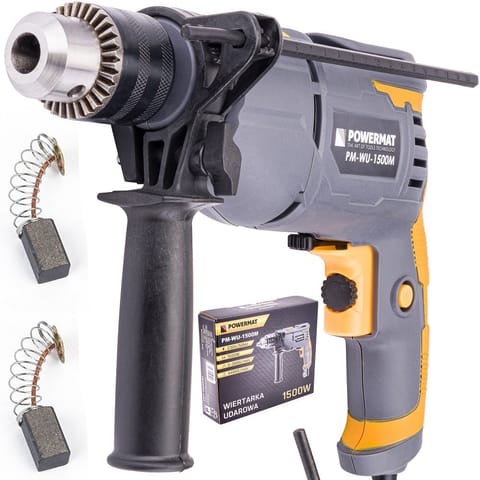 ⁨1500W Impact Drill Powermat PM-WU-1500M⁩ at Wasserman.eu