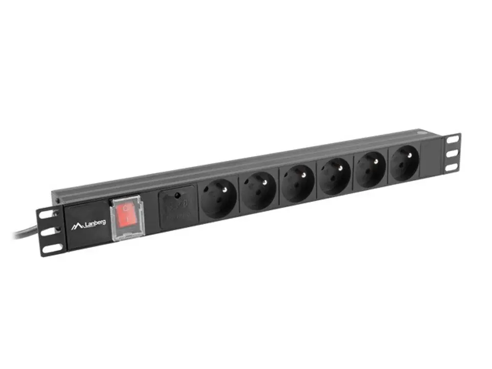 L.zasil.rack PDU 1U 16A 2m 6 gn. PDU-06E-0200-B at Wasserman.eu