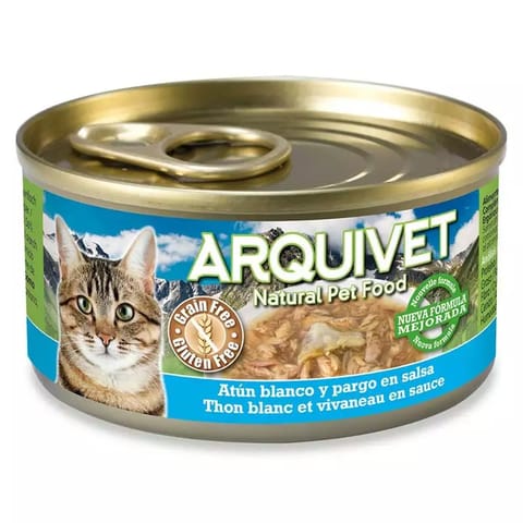 ⁨ARQUIVET Tuna with Snapper - wet cat food - can - 80 g⁩ at Wasserman.eu