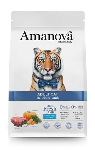 ⁨AMANOVA Adult Cat Delicious Lamb - dry cat food - 1,5kg⁩ at Wasserman.eu