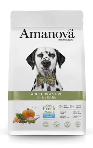 ⁨AMANOVA Adult Digestive Divine Rabbit - dry dog food - 2 kg⁩ at Wasserman.eu