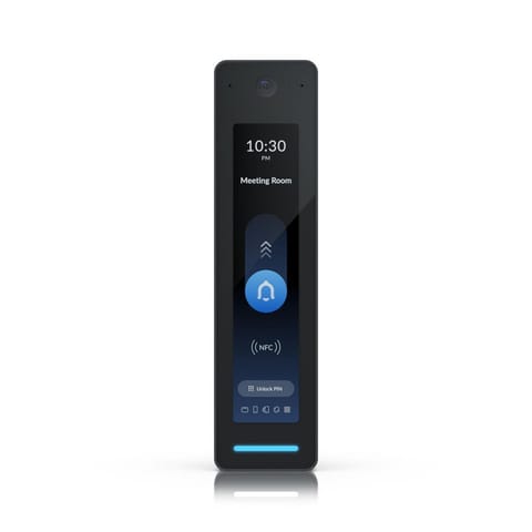 ⁨Ubiquiti UA-G2-Pro-Black | NFC Bluetooth Access Reader | UniFi Access Reader G2 Pro, Touchscreen, Camera, Intercom, BT4.1, IP55, PoE⁩ at Wasserman.eu