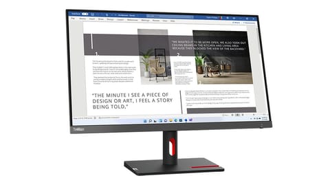 ⁨Lenovo ThinkVision S27i-30 27"FHD IPS 100Hz 300nits HDMI VGA Raven Black⁩ w sklepie Wasserman.eu