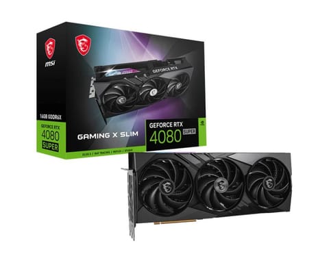 ⁨Karta graficzna MSI GeForce RTX 4080 SUPER 16GB GAMING X SLIM⁩ w sklepie Wasserman.eu