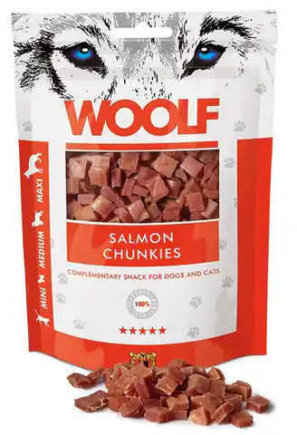⁨Woolf Soft Salmon Chunkies 100g⁩ w sklepie Wasserman.eu