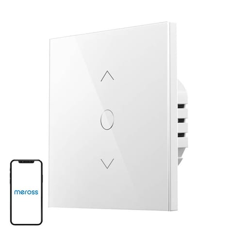 ⁨Dotykowy inteligentny wyłącznik czasowy rolet Wi-Fi Meross MRS100HK(EU) (HomeKit)⁩ w sklepie Wasserman.eu