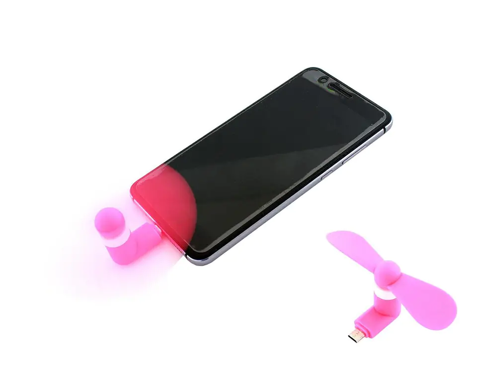AK35I Wiatrak telefonu micro usb pink w sklepie Wasserman.eu
