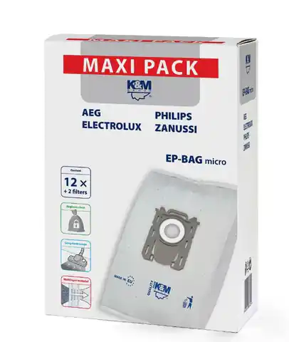 ⁨Vacuum bags 12 + 2 EP-BAG MAXI⁩ at Wasserman.eu