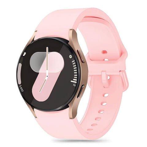 ⁨Pasek do SAMSUNG GALAXY WATCH 4 / 5 / 5 PRO / 6 / 7 / FE Tech-Protect Silicone Baby różowe⁩ w sklepie Wasserman.eu